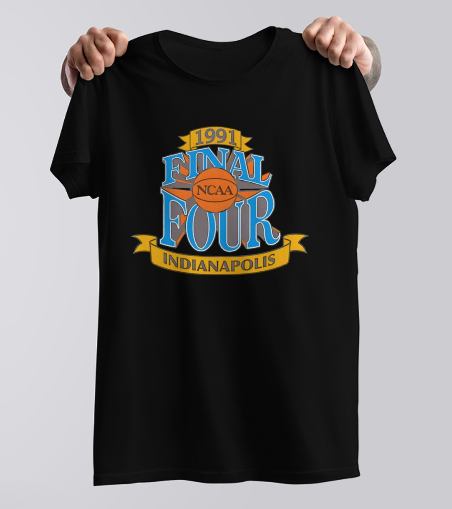1991 Indianapolis NCAA Final Four Basketball Tournament T-Shirt
