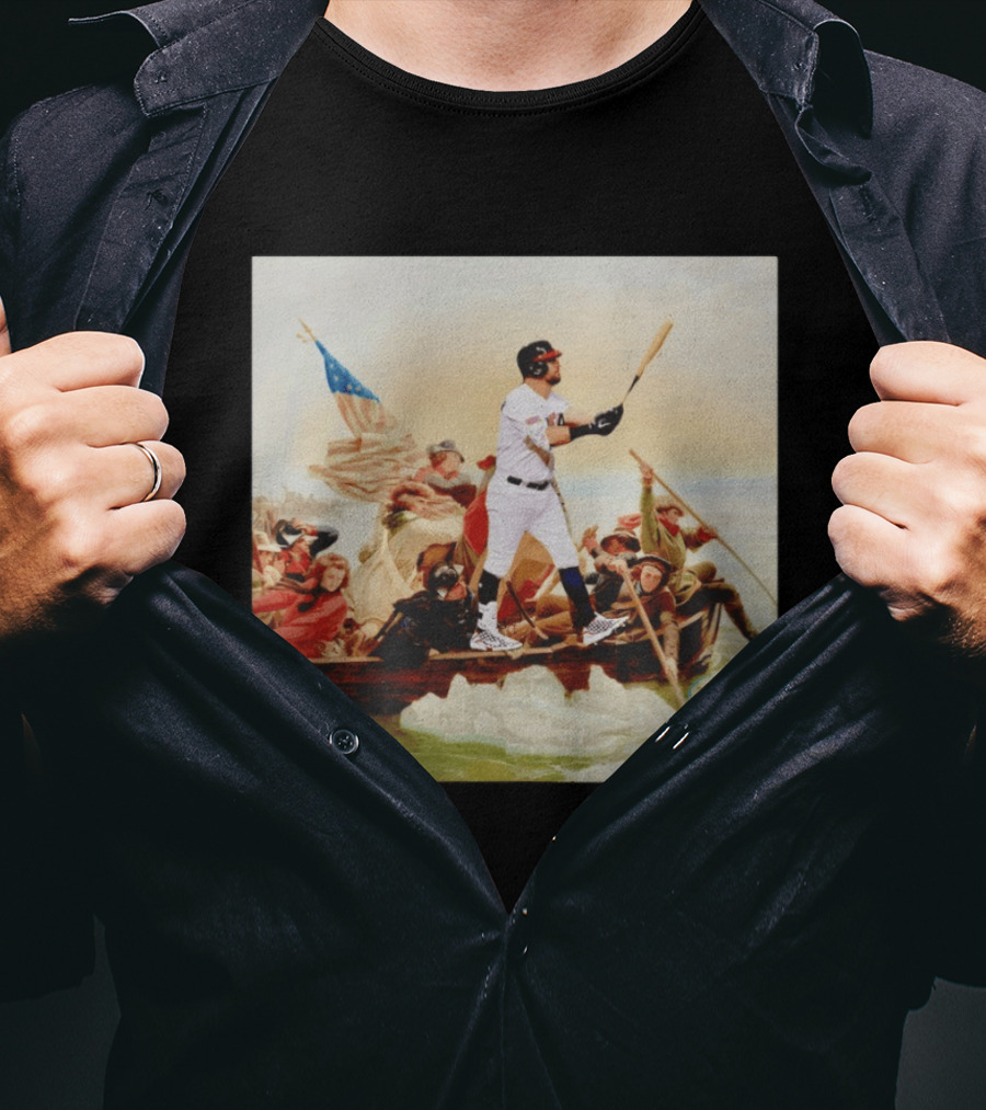 Kyle Schwarber USA Baseball Team Washington Crossing The Delaware T-Shirt