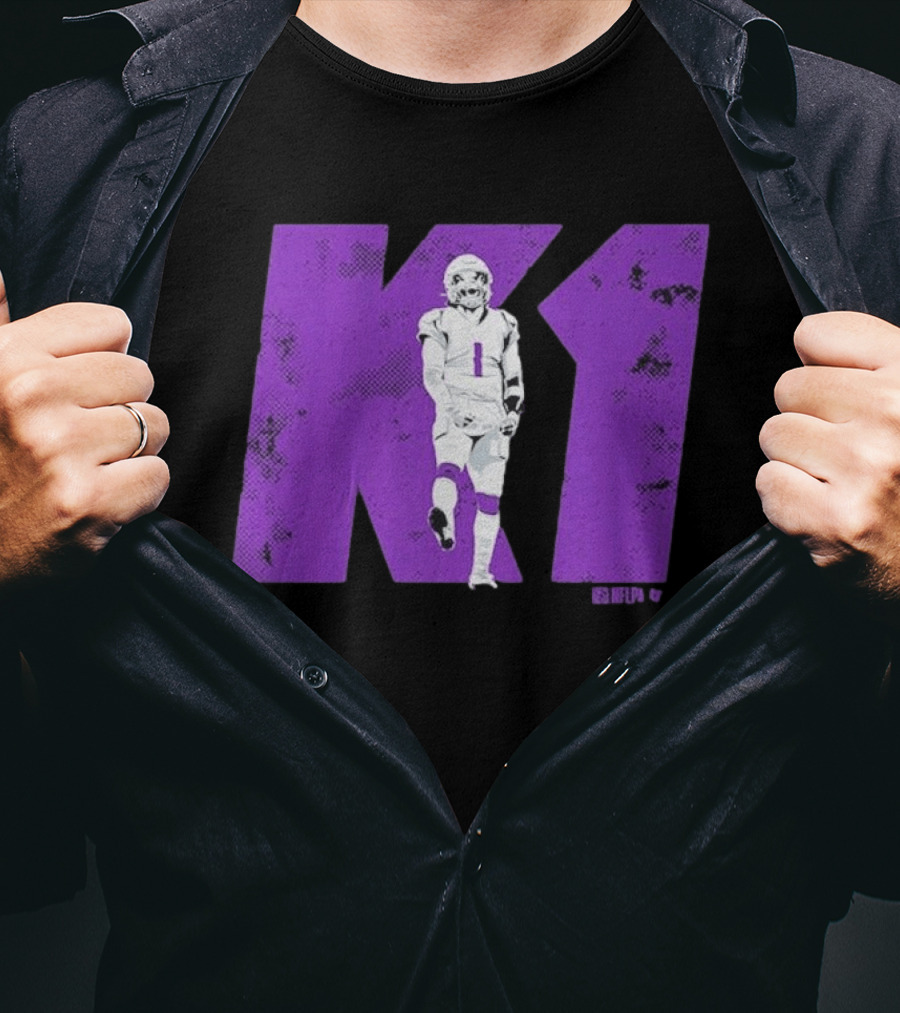 Kyler Murray K1 Purple Football Minnesota Player T-Shirt