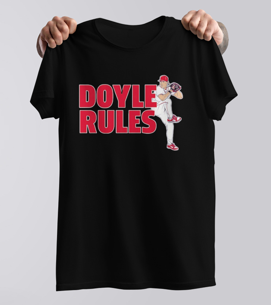 Doyle Rules St Louis Cardinals Pitcher Action T-Shirt