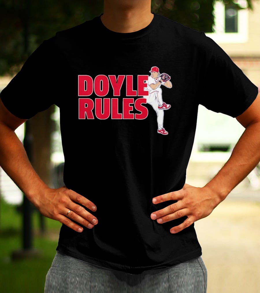 Doyle Rules St Louis Cardinals Pitcher Action T-Shirt