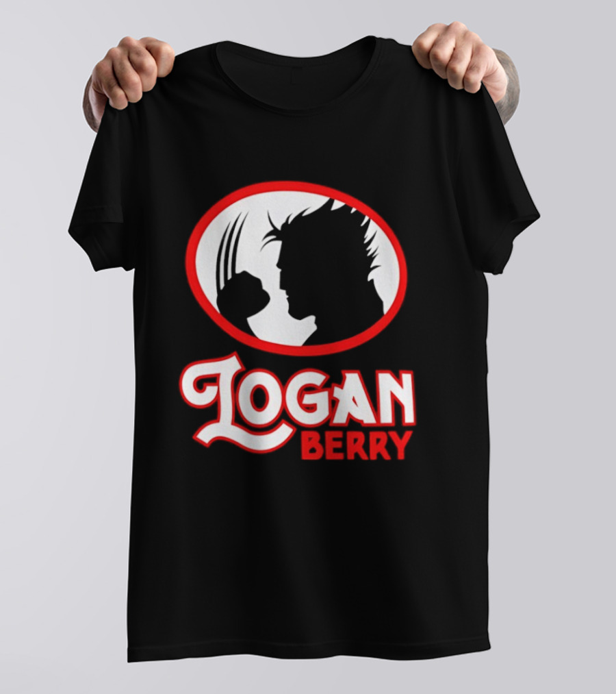 Logan Berry Marvel Wolverine Silhouette Claw T-Shirt