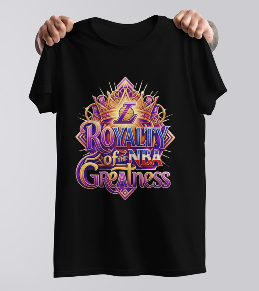 Los Angeles Lakers L Royalty Of The NBA Greatness T-Shirt