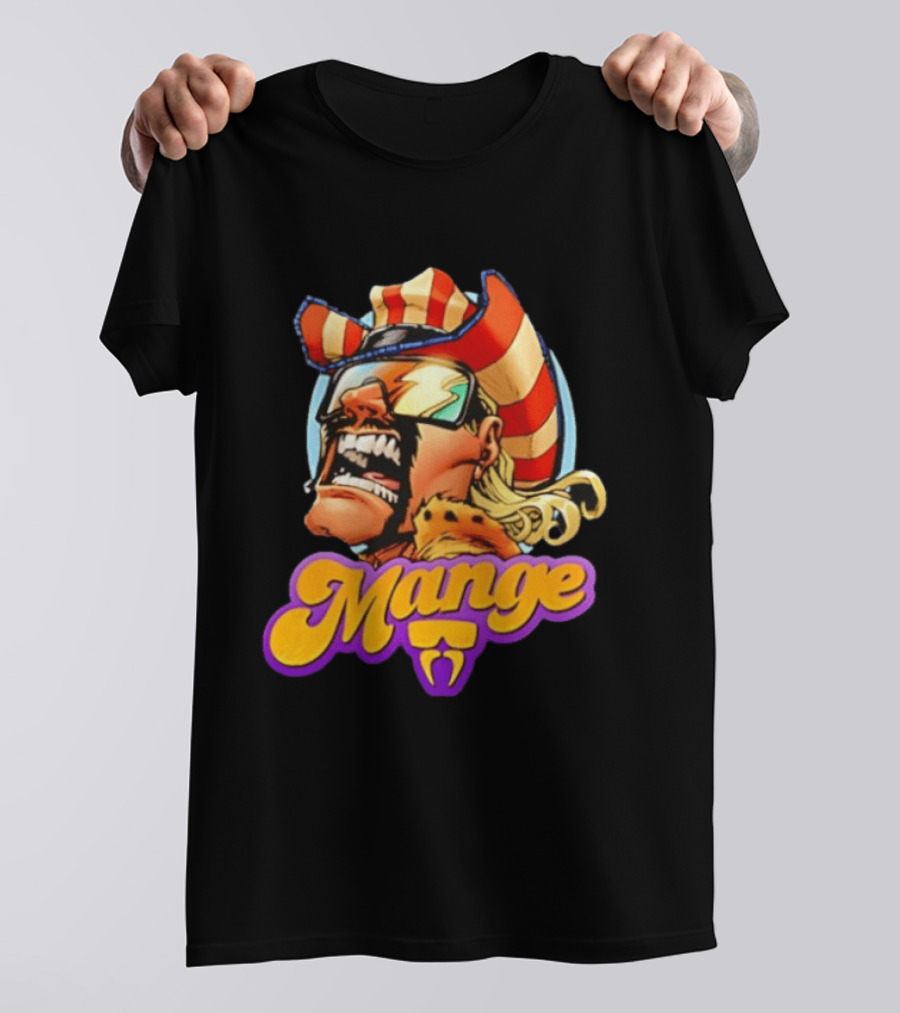 Mange 2nd Chance Campaign Mange Big Face T-Shirt