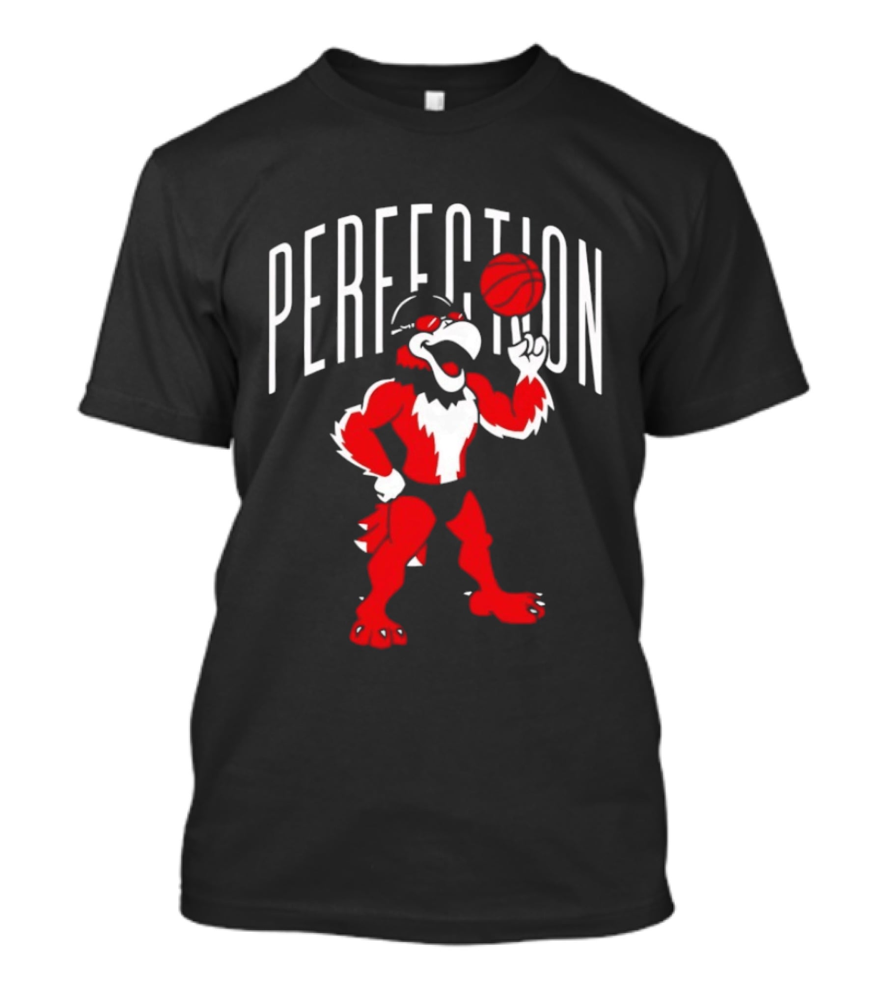 Miami RedHawks Perfection Basketball Bird T-Shirt