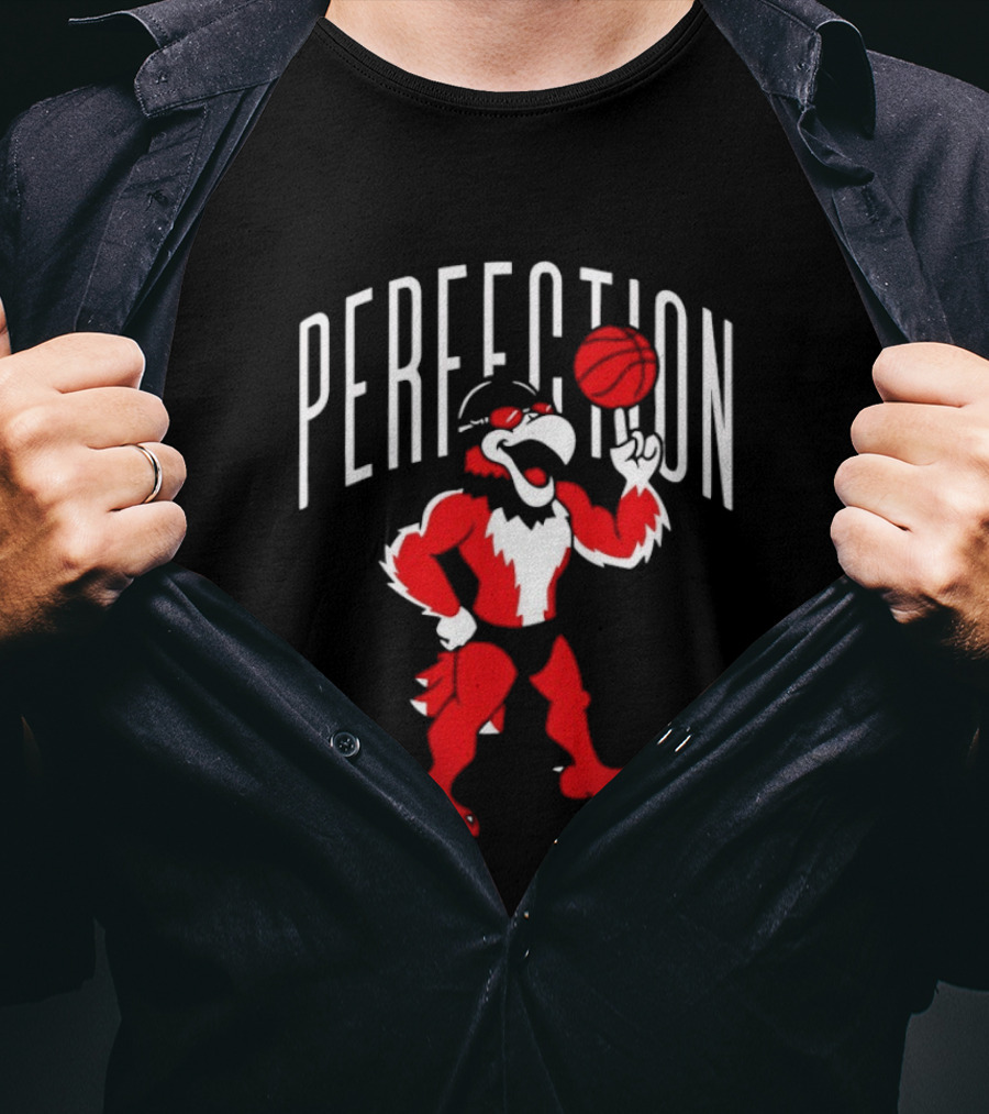 Miami RedHawks Perfection Basketball Bird T-Shirt
