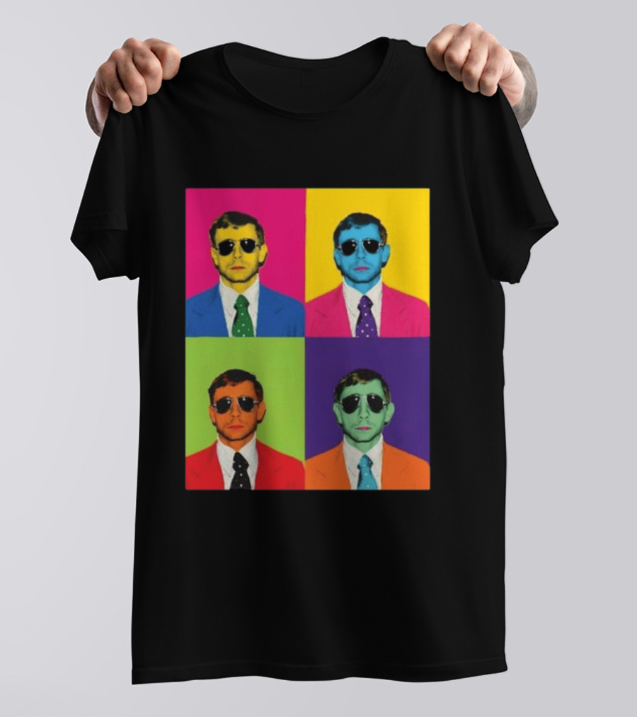Mike Vining Pop Art Style Multicolor T-Shirt