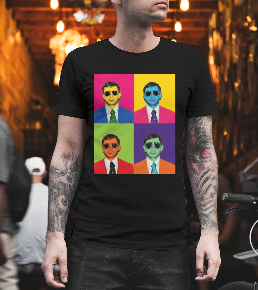 Mike Vining Pop Art Style Multicolor T-Shirt