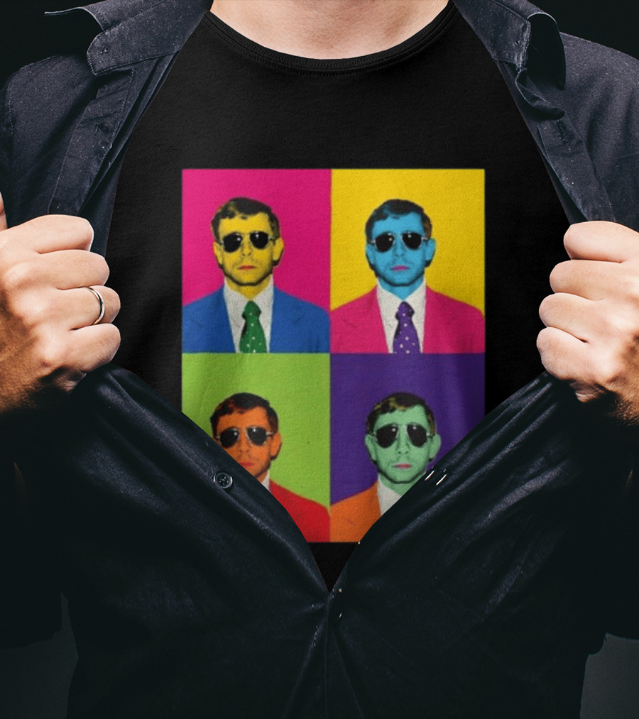 Mike Vining Pop Art Style Multicolor T-Shirt