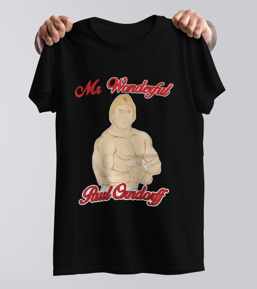Mr Wonderful Paul Orndorff Vintage Wrestling Legend T-Shirt