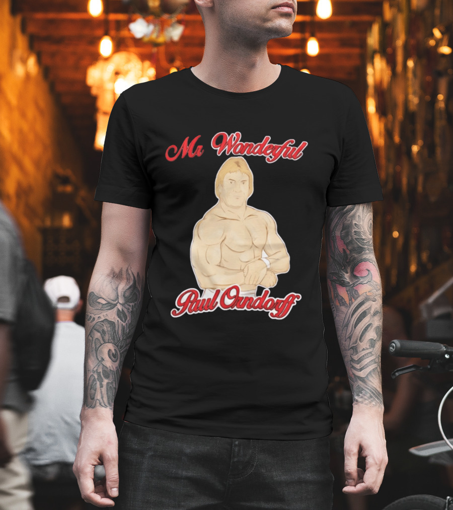 Mr Wonderful Paul Orndorff Vintage Wrestling Legend T-Shirt