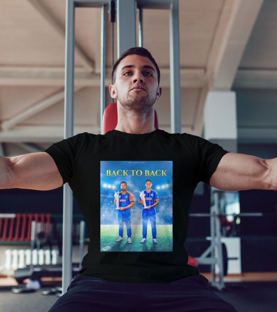 Back To Back India T20 World Cup Rohit Sharma Suryakumar Yadav T-Shirt