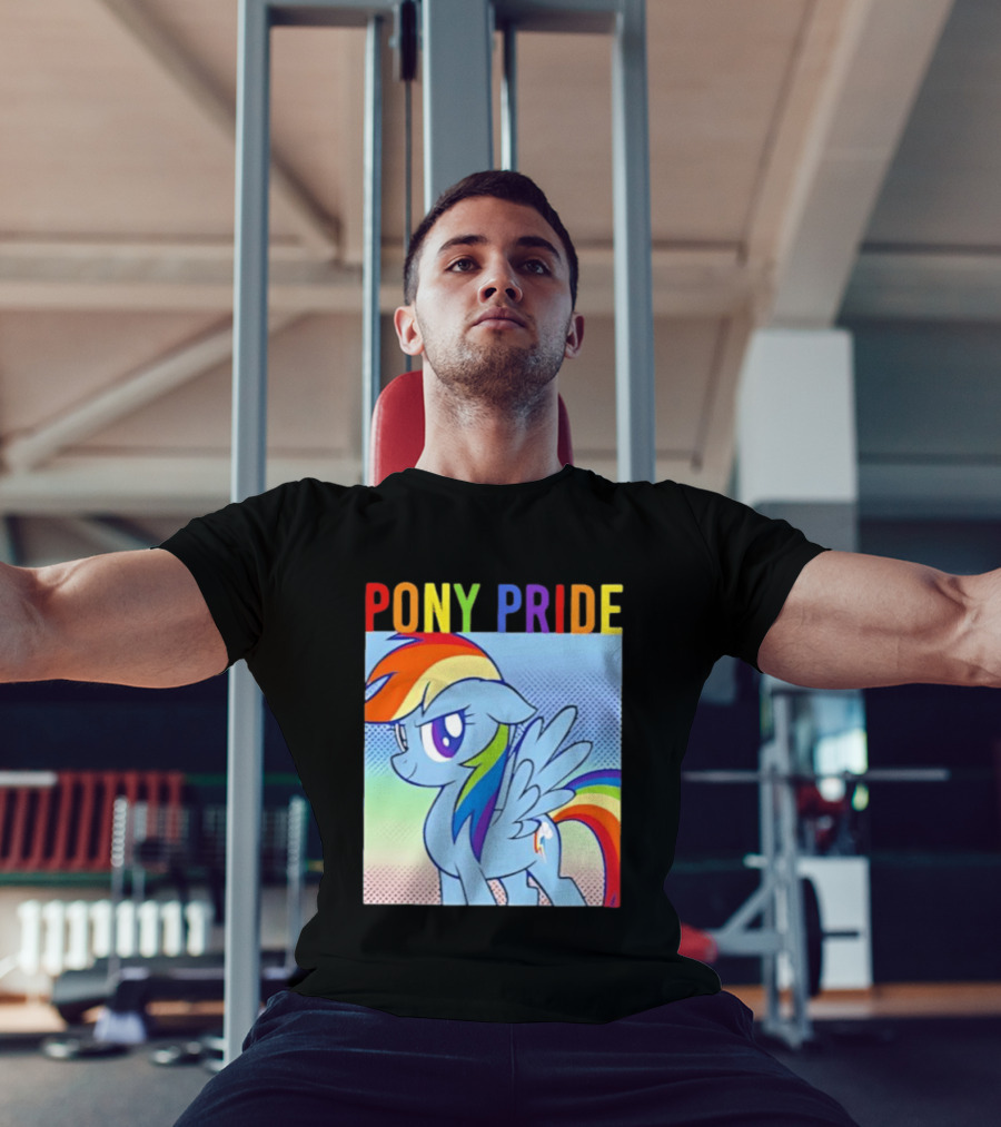 Rainbow Dash Pony Pride My Little Pony Rainbow T-Shirt