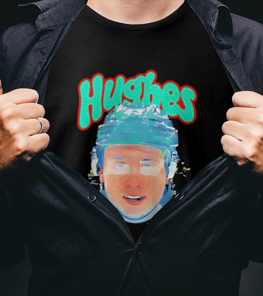 Quinn Hughes 43 Hughes Minnesota Wild Big Head 2026 T-Shirt