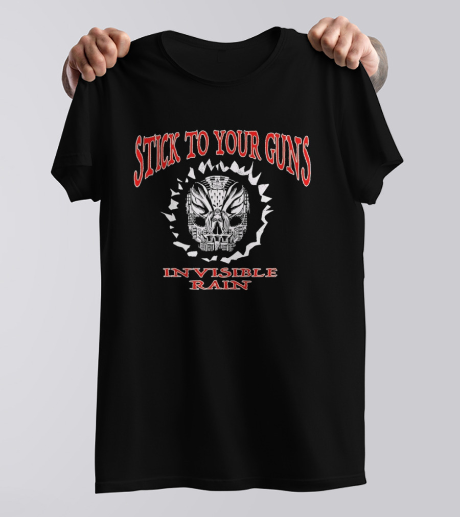Stick To Your Guns Skull Invisible Rain T-Shirt