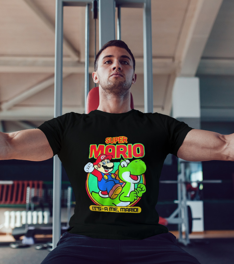 Super Mario Yoshi It's A Me Mario Nostalgic Adventure T-Shirt
