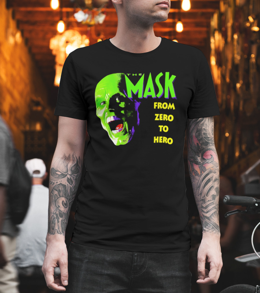The Mask Movie From Zero To Hero Face T-Shirt
