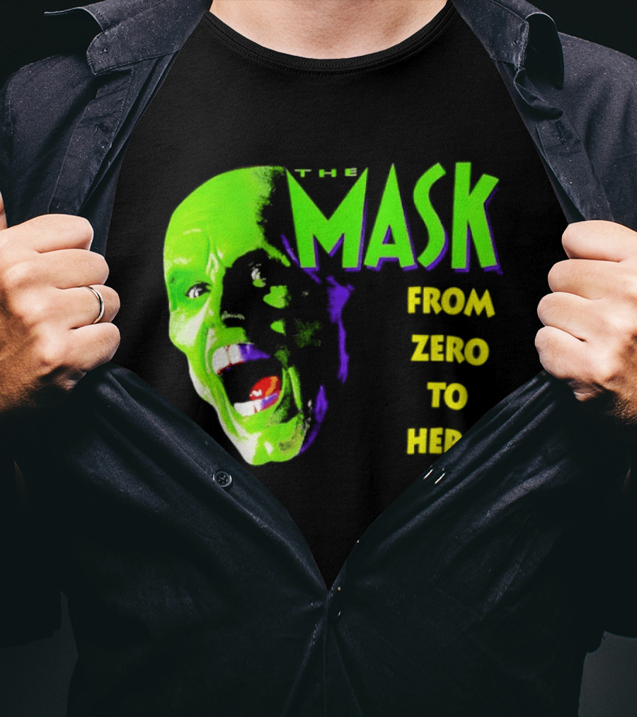 The Mask Movie From Zero To Hero Face T-Shirt