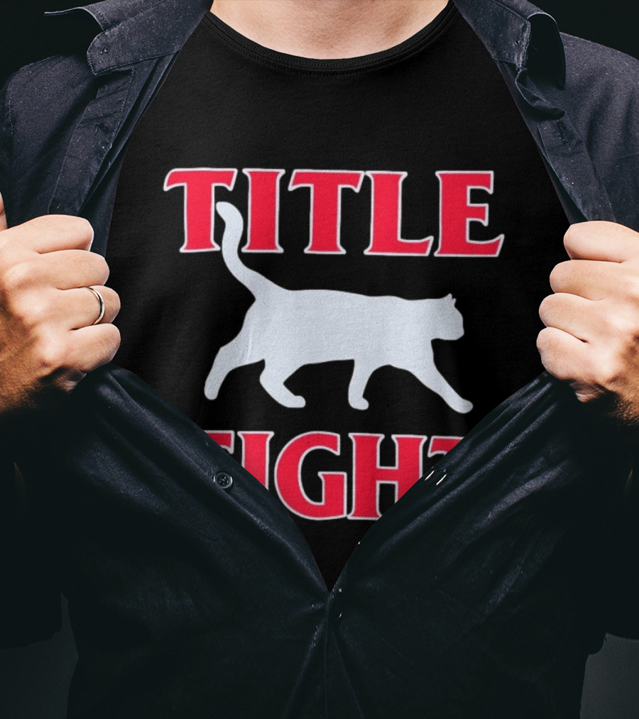 Title Fight Cat Silhouette Stray Rats Fanmade T-Shirt