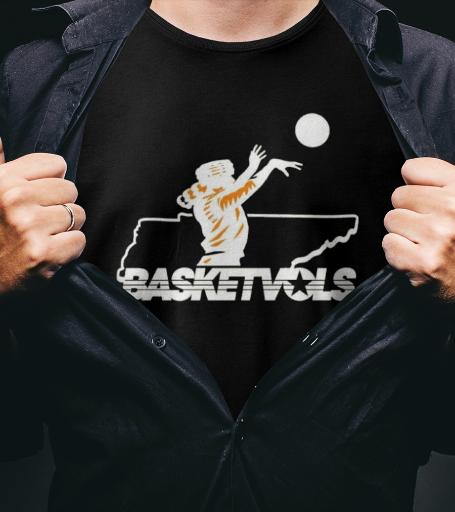 Tennessee Basketvols Jumpshot Basketball T-Shirt
