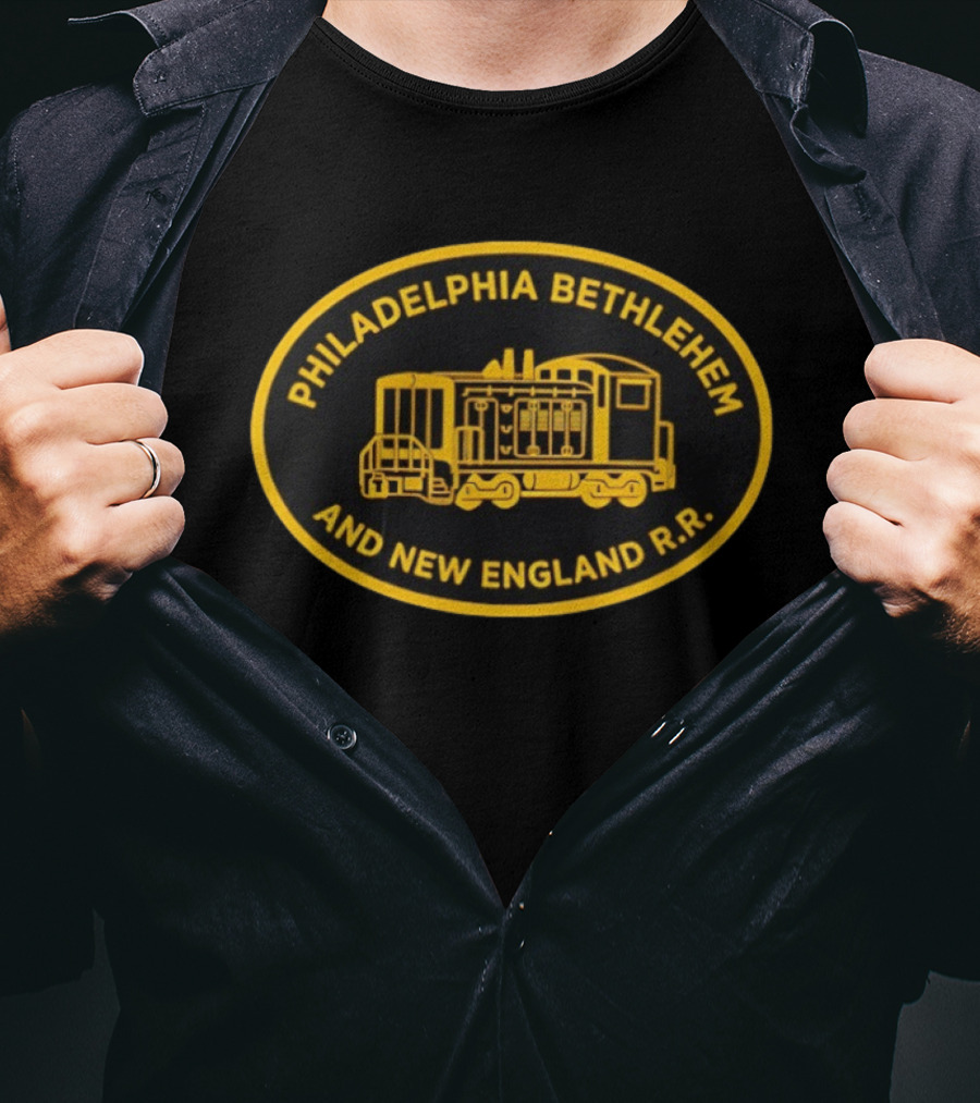 Philadelphia Bethlehem And New England R.R. Train T-Shirt