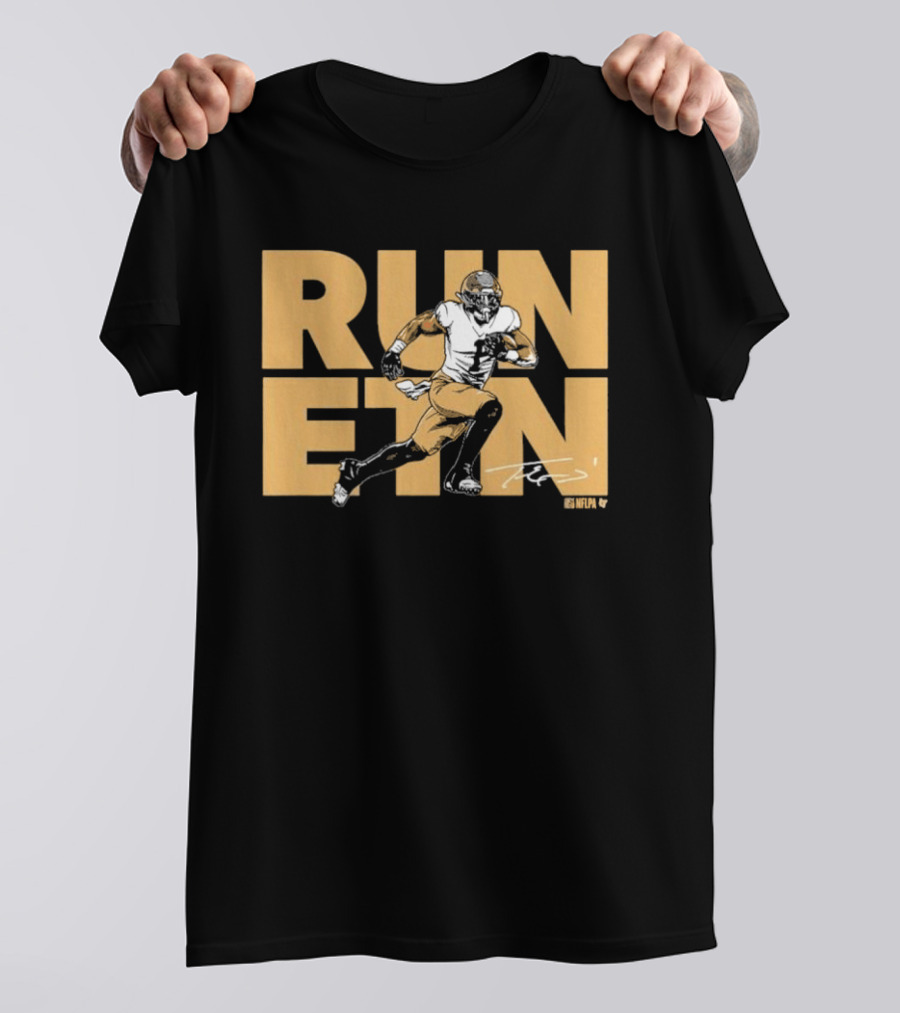 Travis Etienne Run ETN Football NOLA T-Shirt