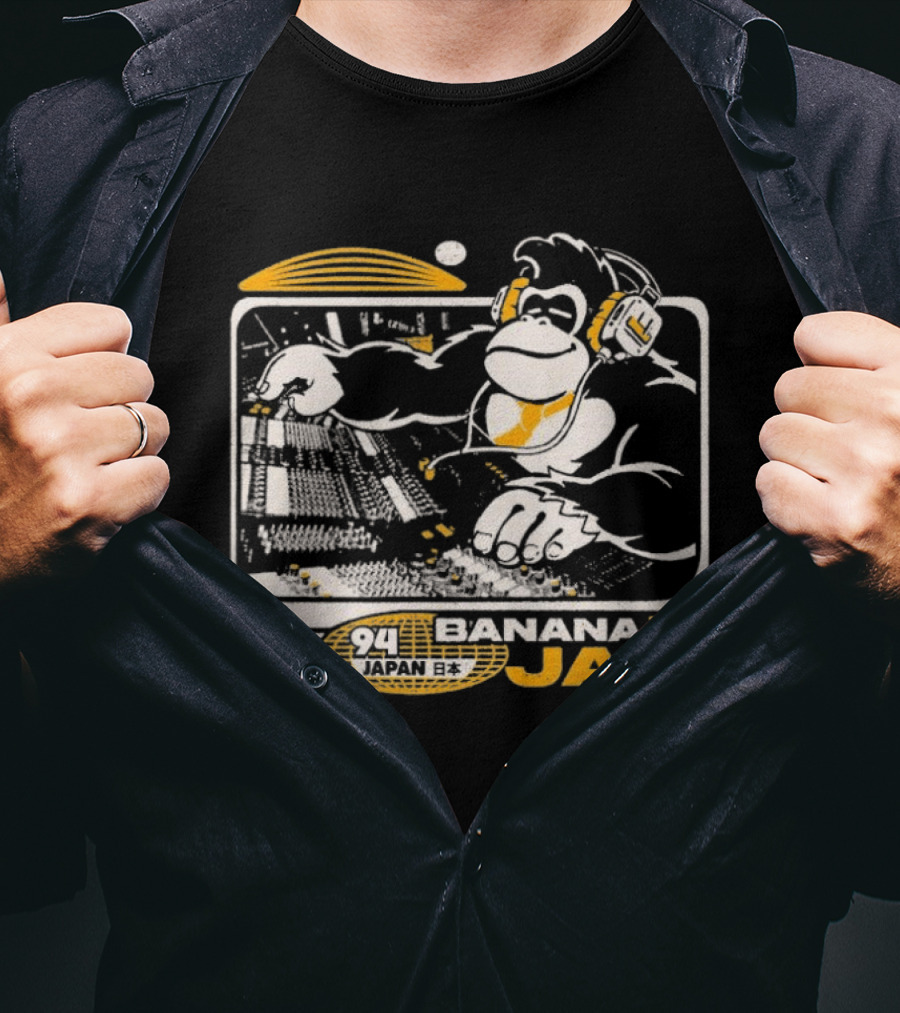 Wario64 Donkey Kong Banana Jam Music Mix T-Shirt