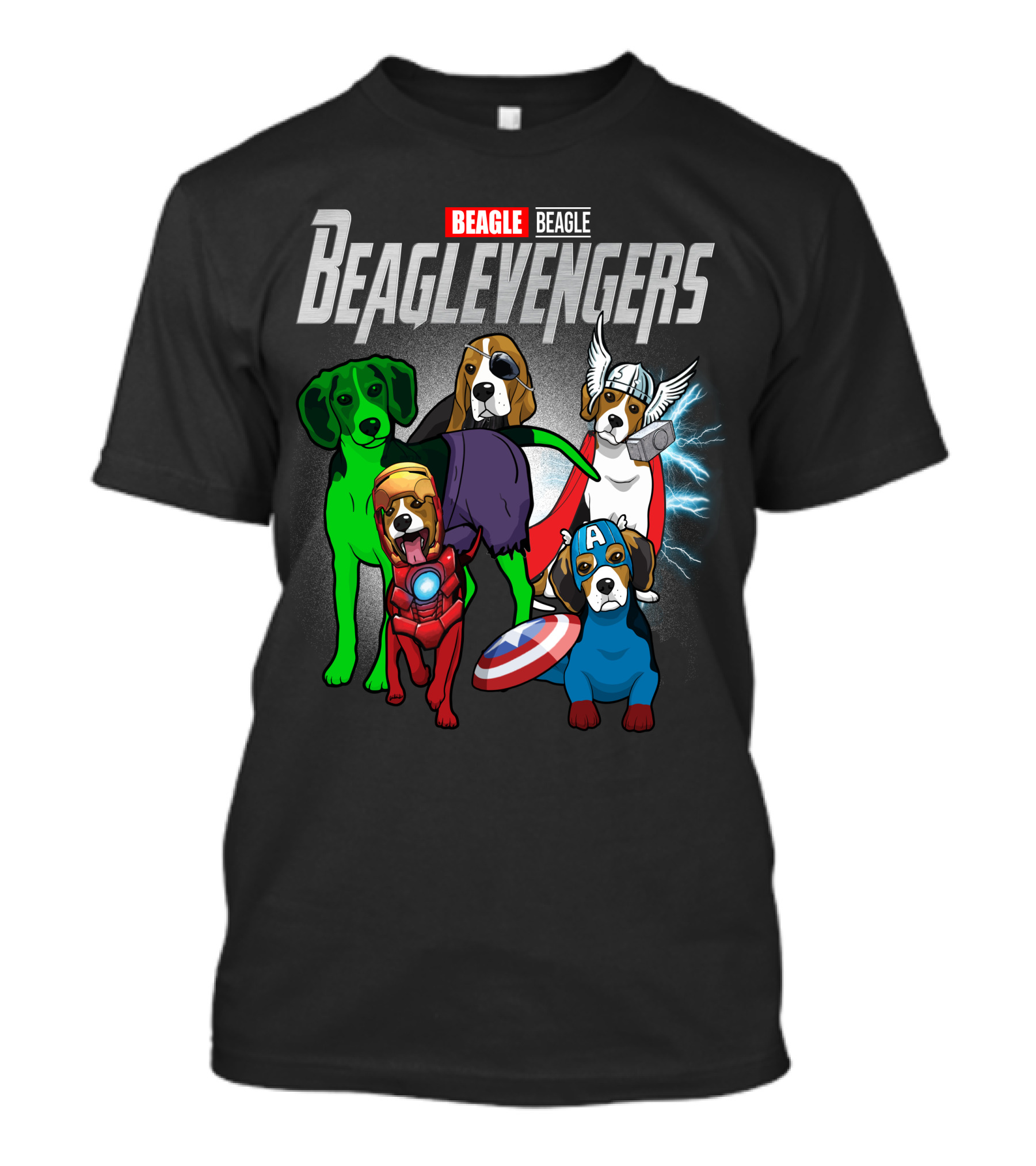 Beagle Beaglevengers Marvel Dog Heroes T-Shirt