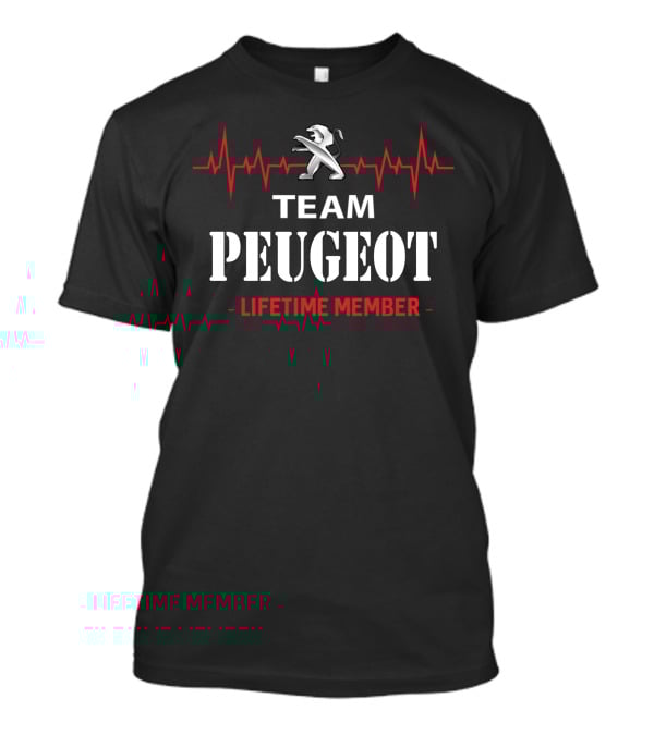 Team Peugeot Lifetime Member Heartbeat T-Shirt