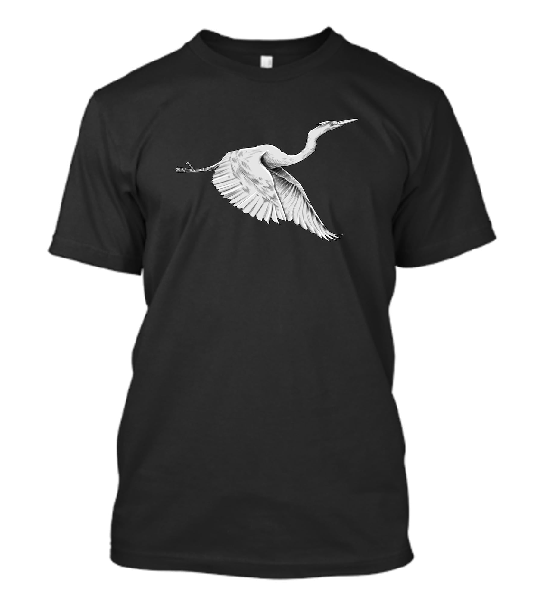 Aurora 534488 White Heron In Flight T-Shirt
