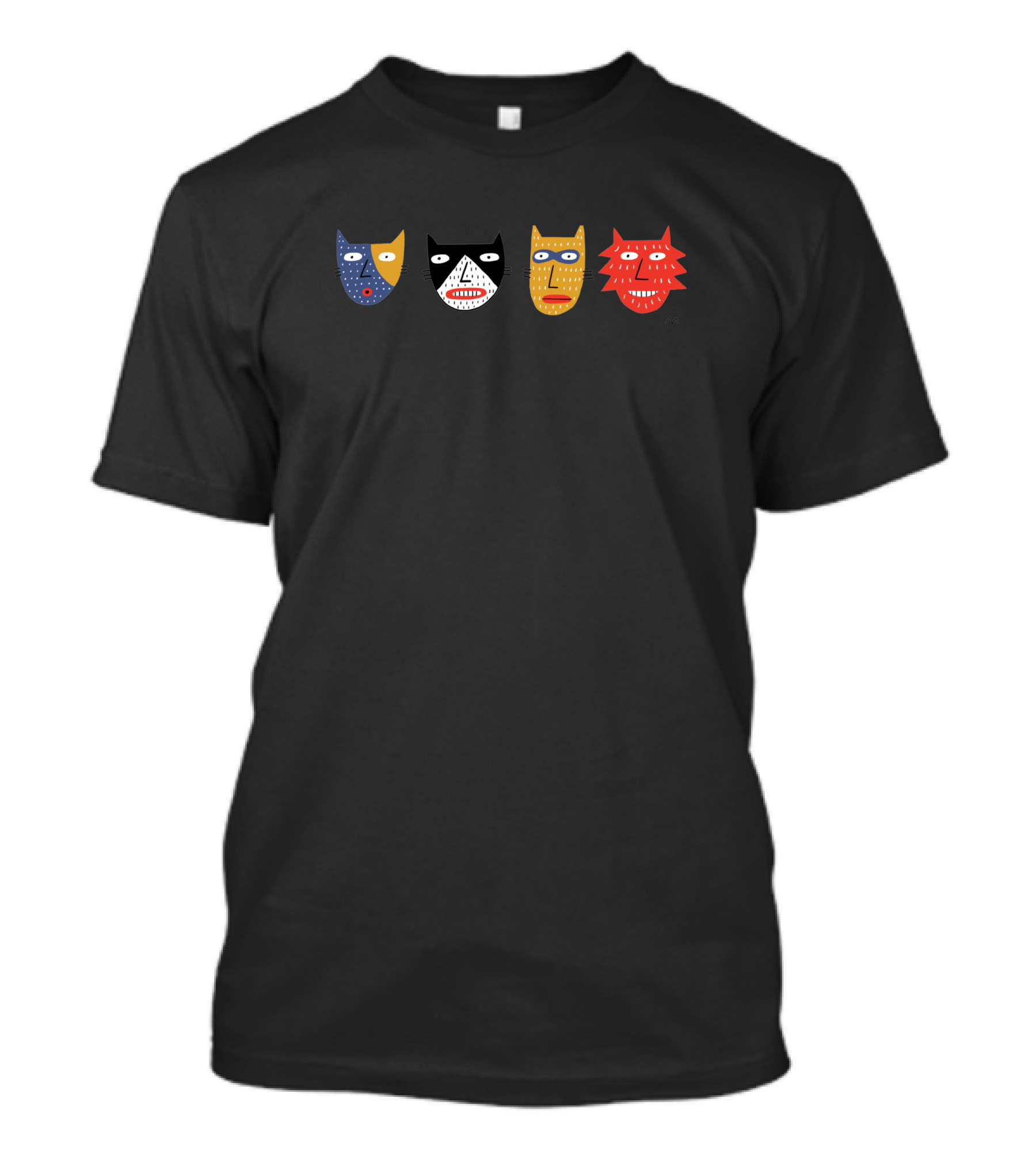 Banner Cats 1145778 Quartet Faces T-Shirt