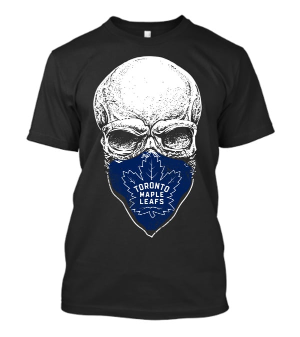 Toronto Maple Leafs Skull Face Mask T-Shirt