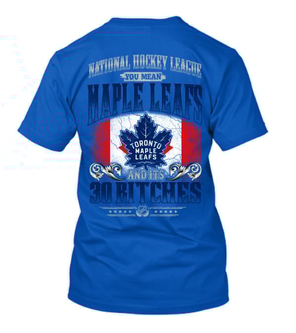 National Hockey League You Mean Toronto Maple Leafs And Its 30 Bitches T-Shirt
