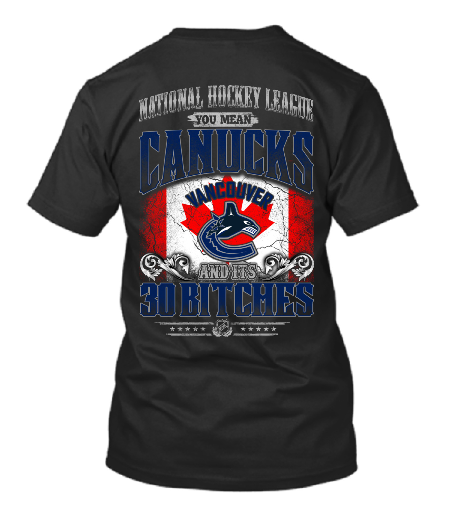 National Hockey League You Mean Vancouver Canucks And Its 30 Bitches T-Shirt