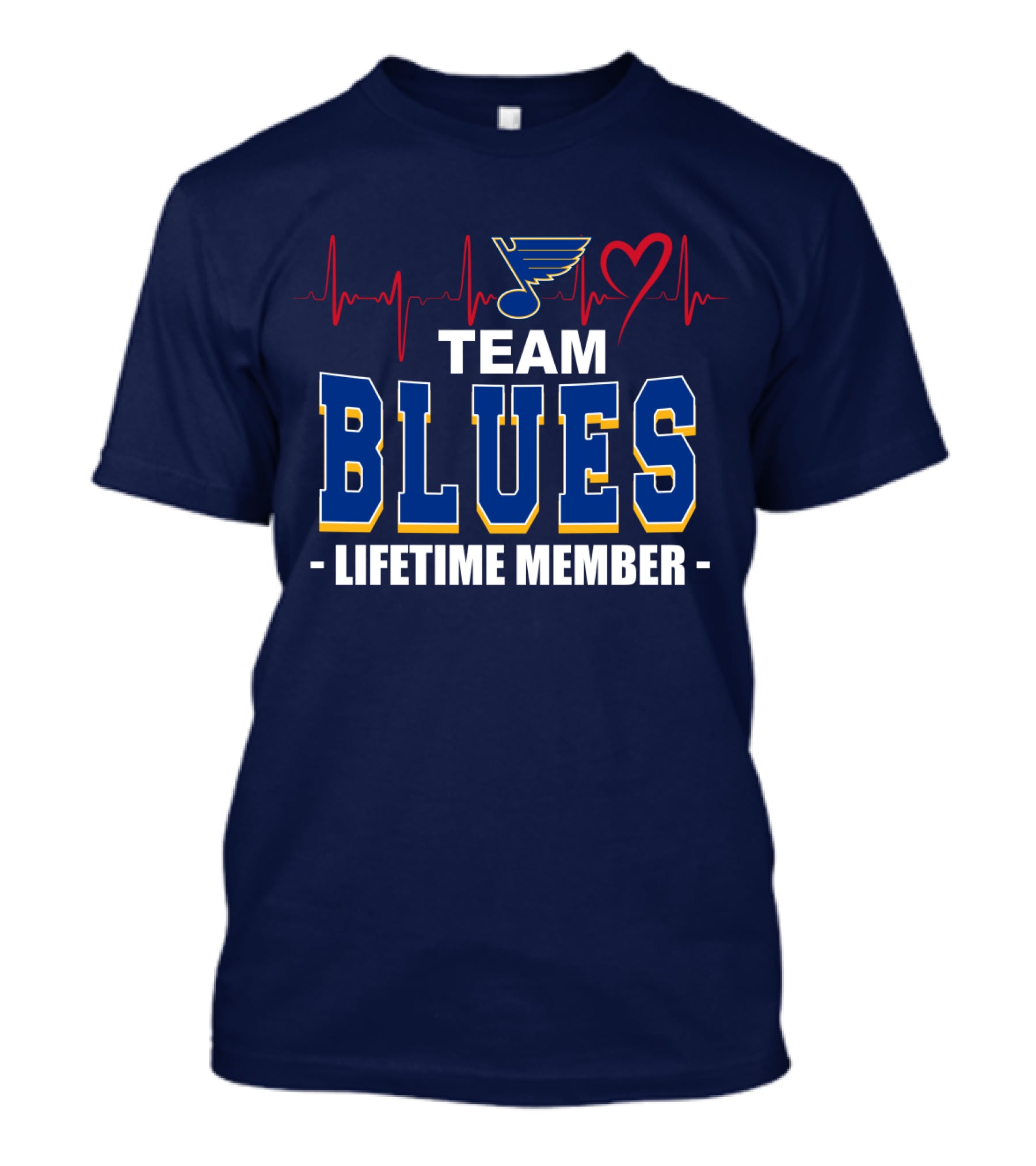 Team Blues Lifetime Member St. Louis Blues T-Shirt