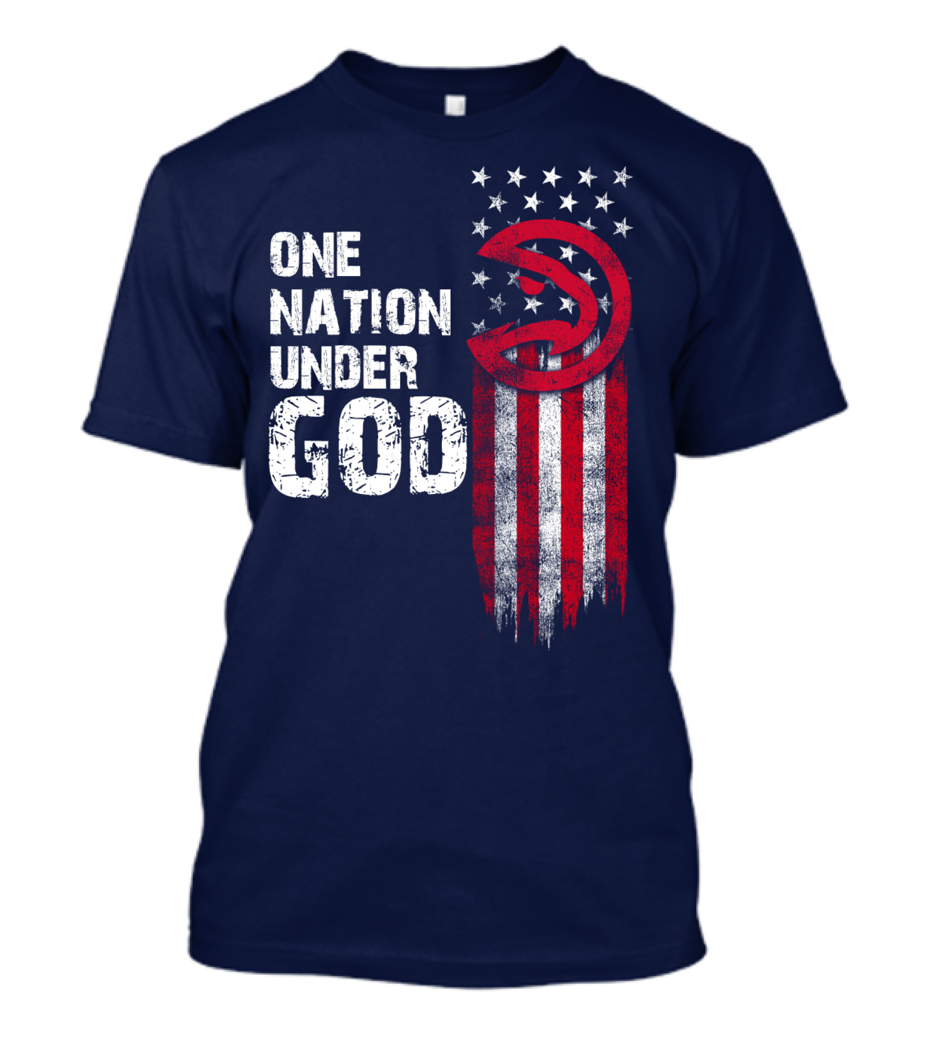 One Nation Under God Atlanta Hawks T-Shirt