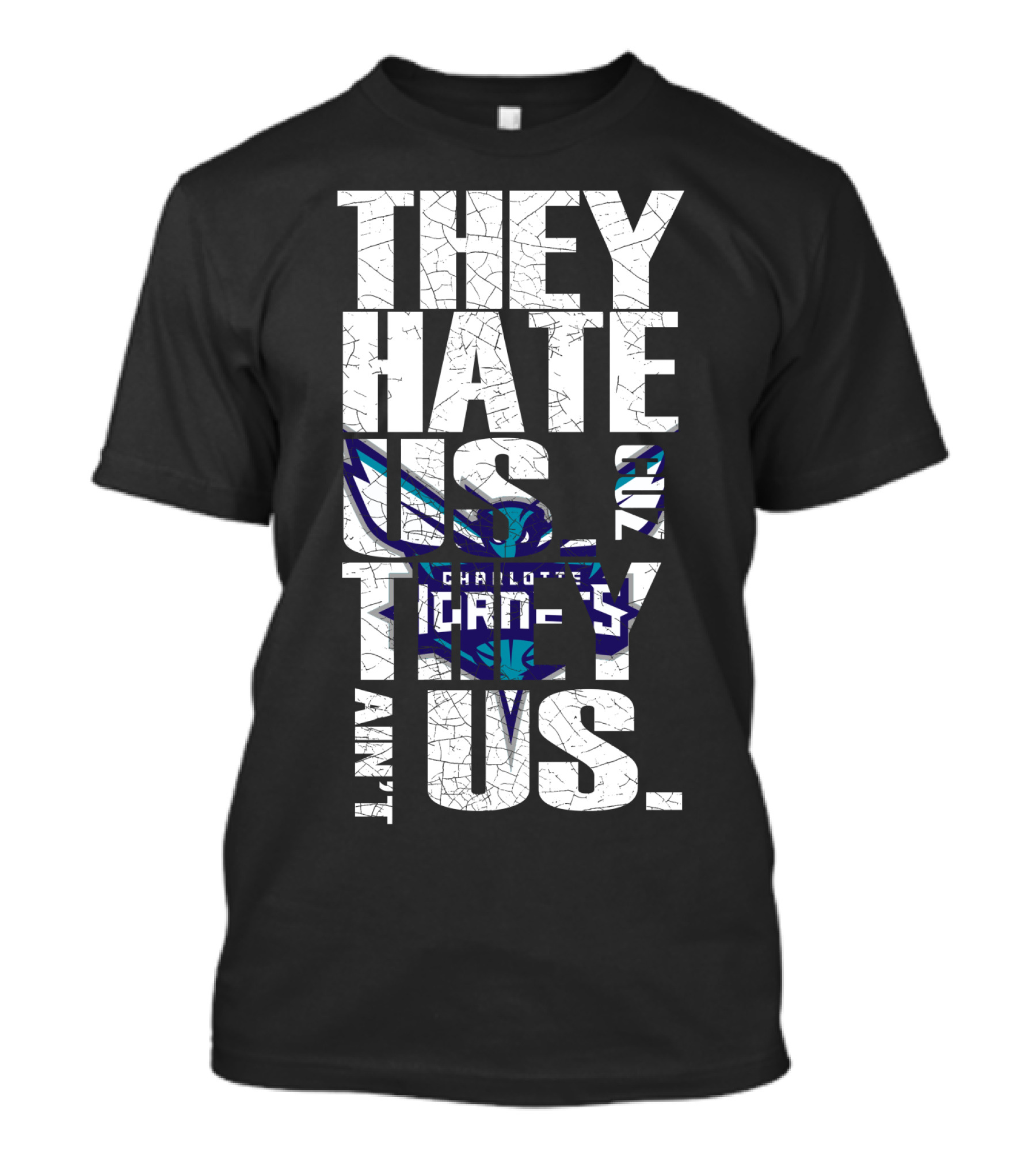 They Hate Us Cause They Ain't Us Charlotte Hornets T-Shirt
