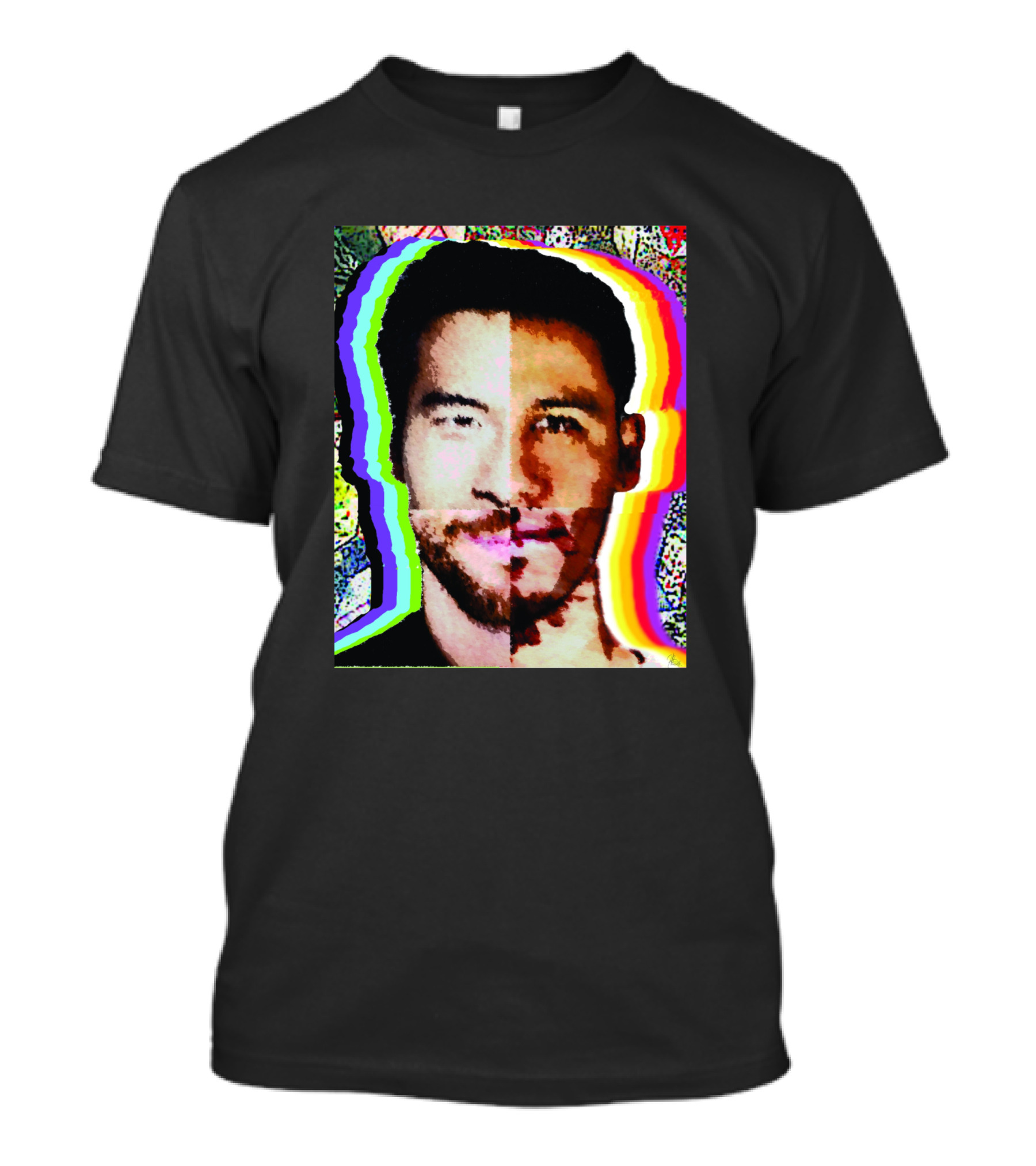 All Sorts M 249143 Collage Colorful Double Image T-Shirt