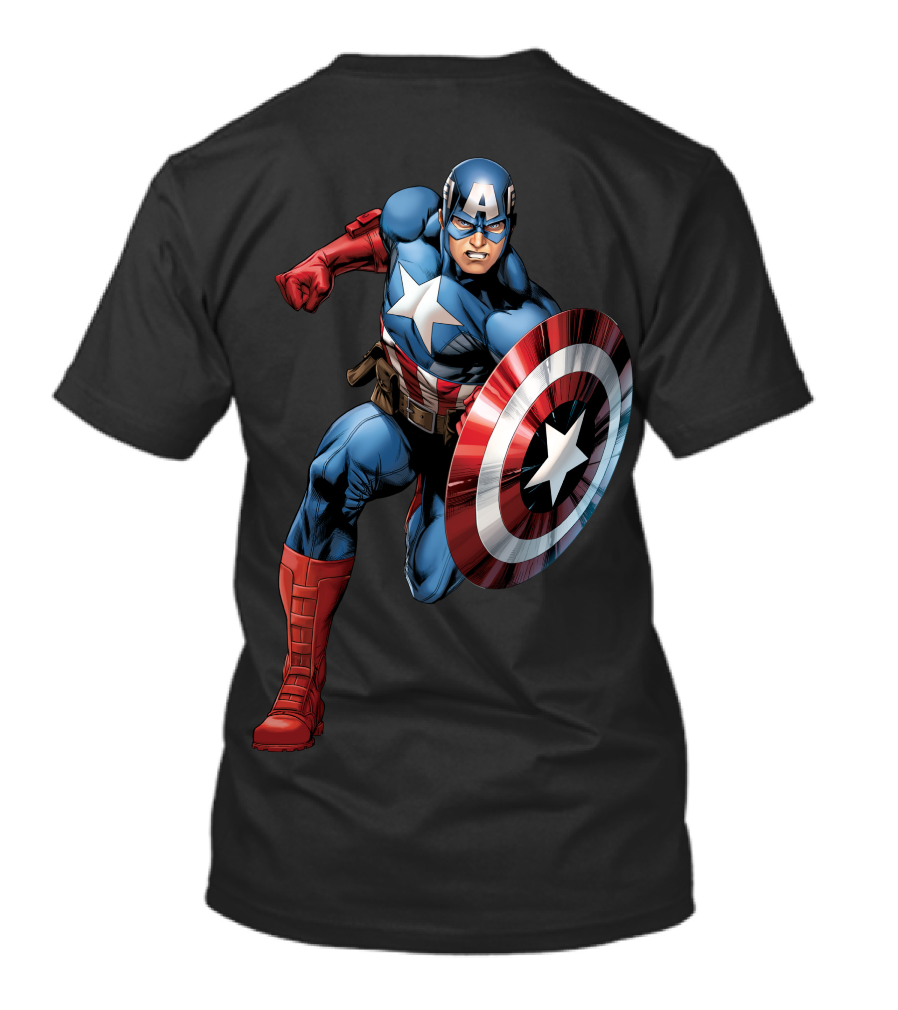 Captain America Superhero Iconic Shield Marvel Universe T-Shirt