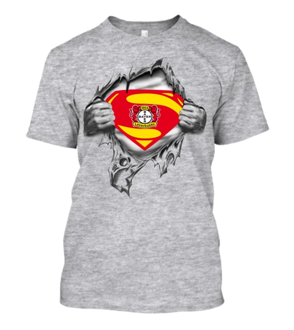 Bayer 04 Leverkusen Superman Crest Bundesliga 1904 T-Shirt