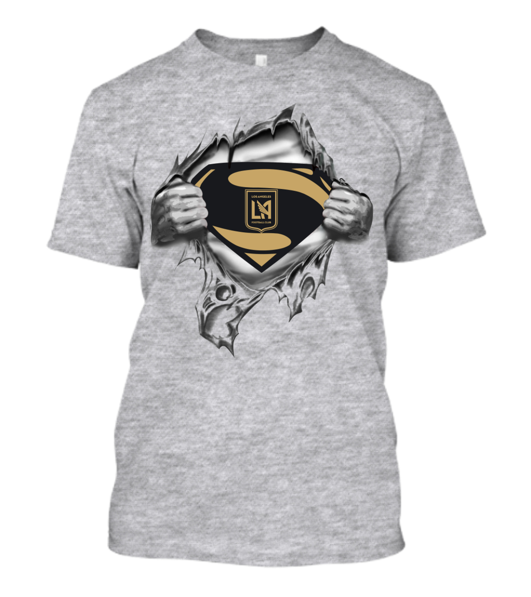 Los Angeles Fc Superman Logo Fusion T-Shirt