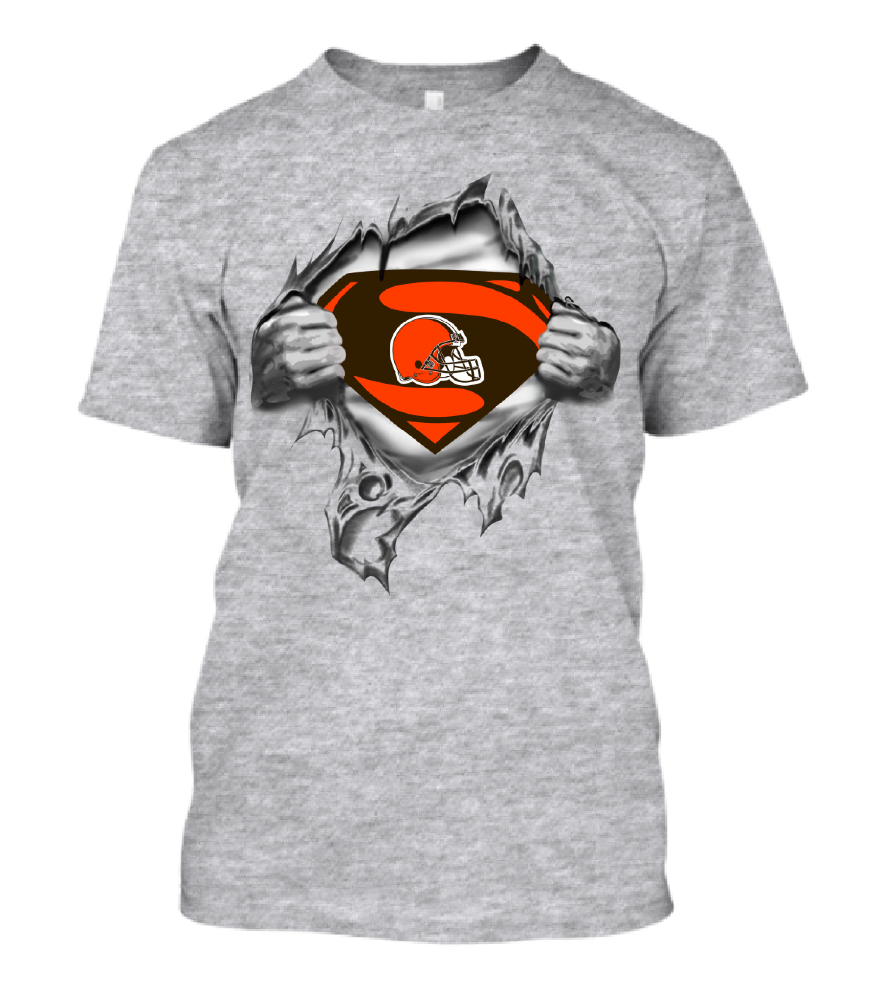 Cleveland Browns Superman Logo Mashup T-Shirt