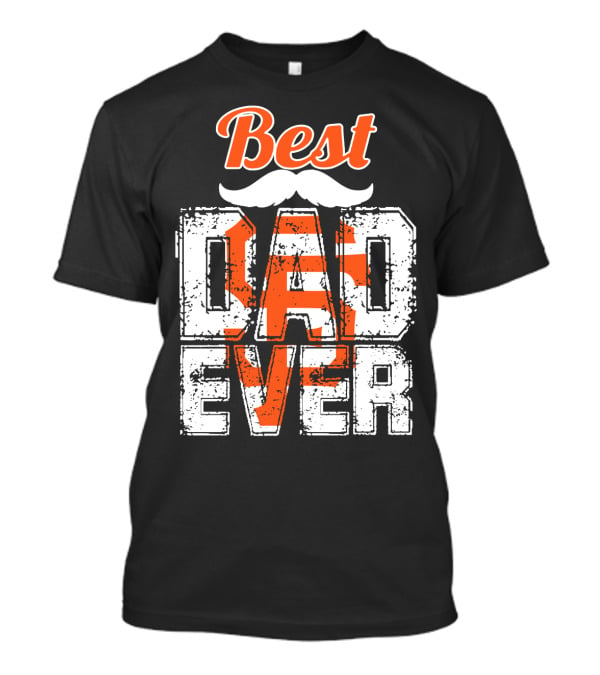 Best Dad Ever Giants Fan T-Shirt