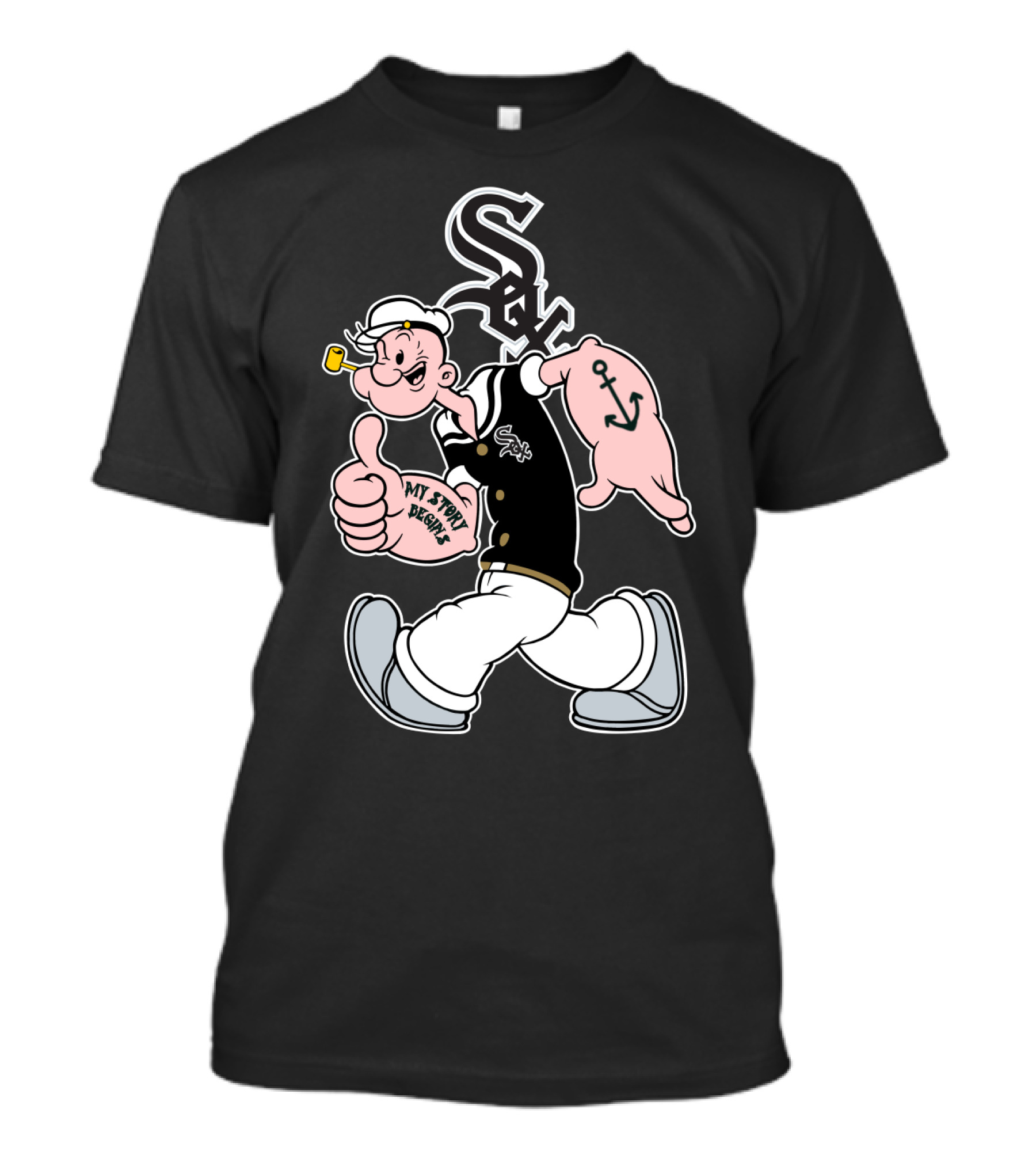 Chicago White Sox Popeye Mashup T-Shirt