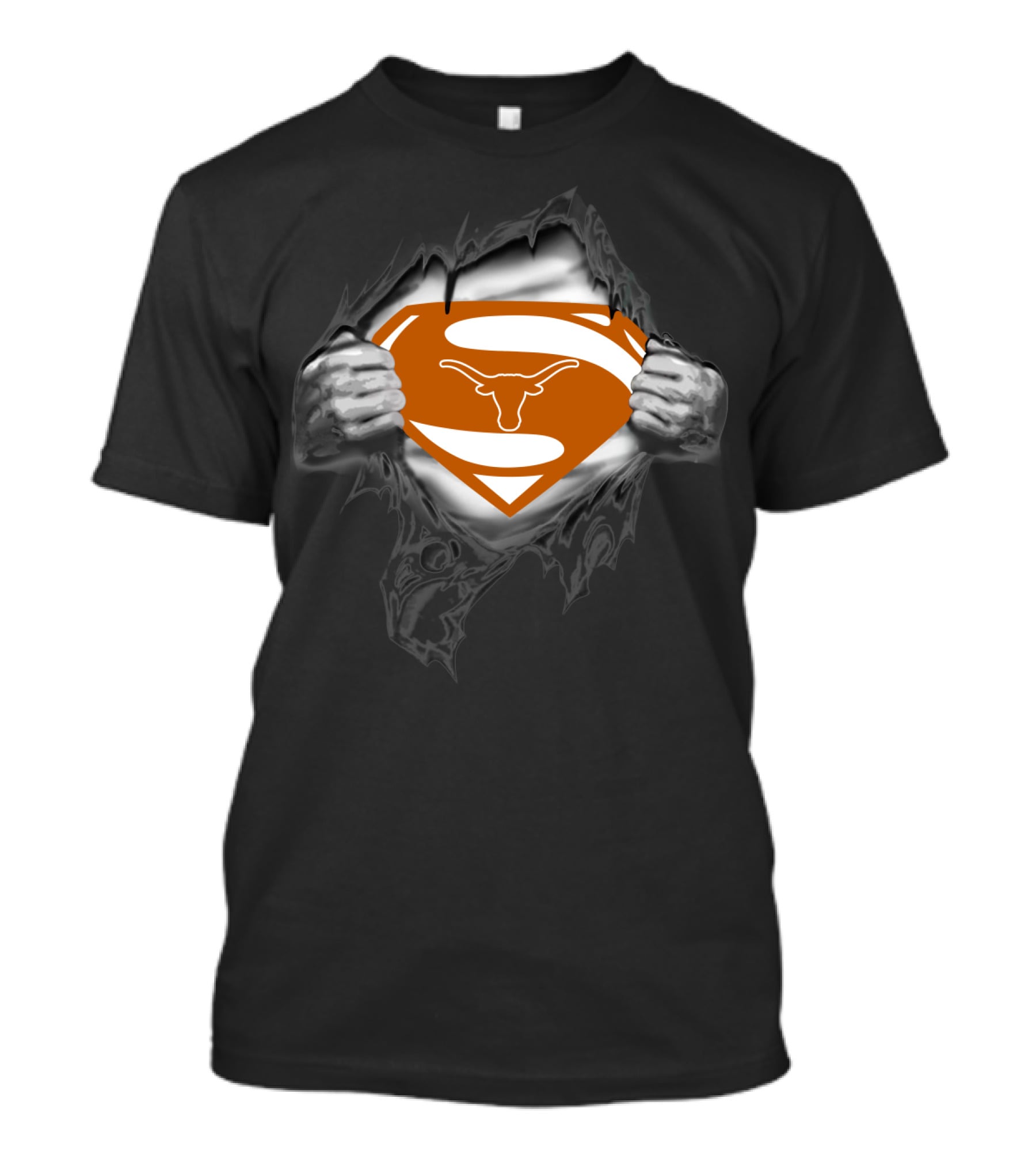 Texas Longhorns Superman T-Shirt