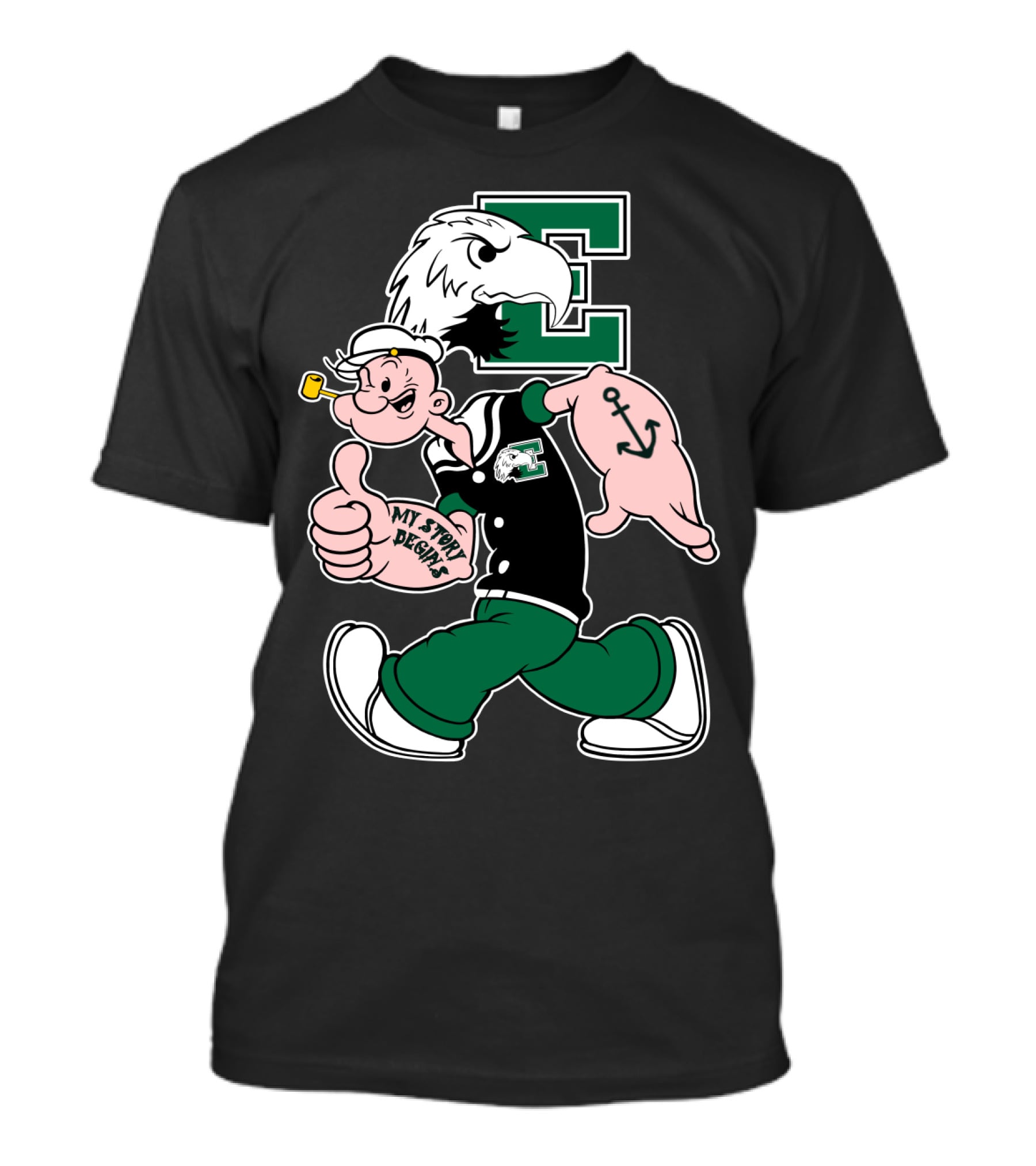 Eastern Michigan Eagles My Story Begins T-Shirt