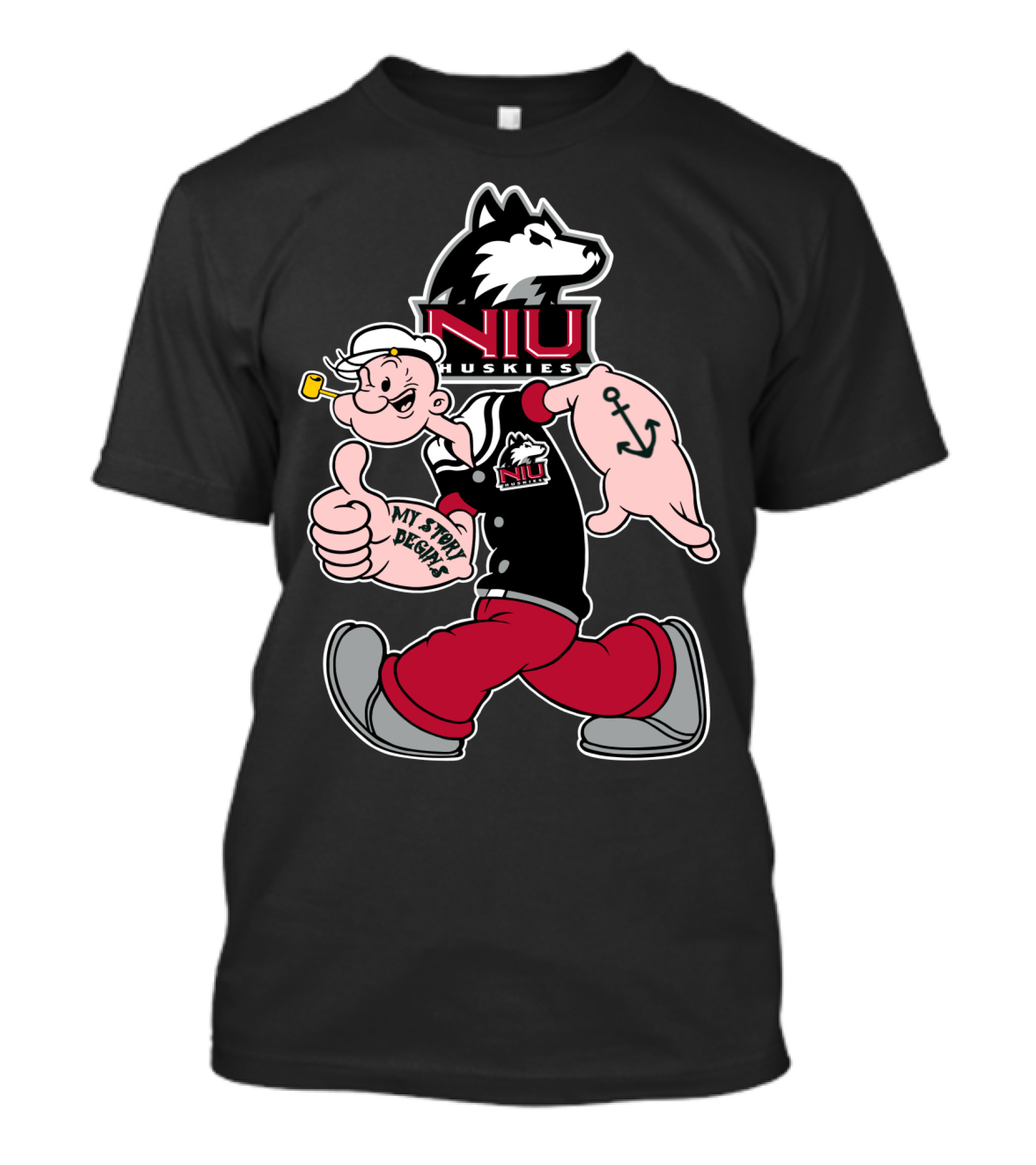 Niu Huskies My Story Designs 316 Northern Illinois T-Shirt