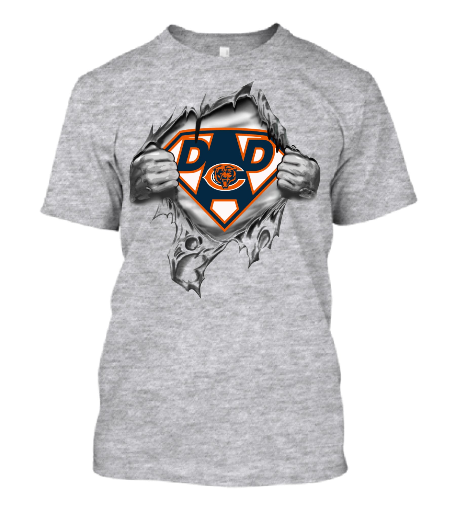 Super Dad Chicago Bears Fan T-Shirt