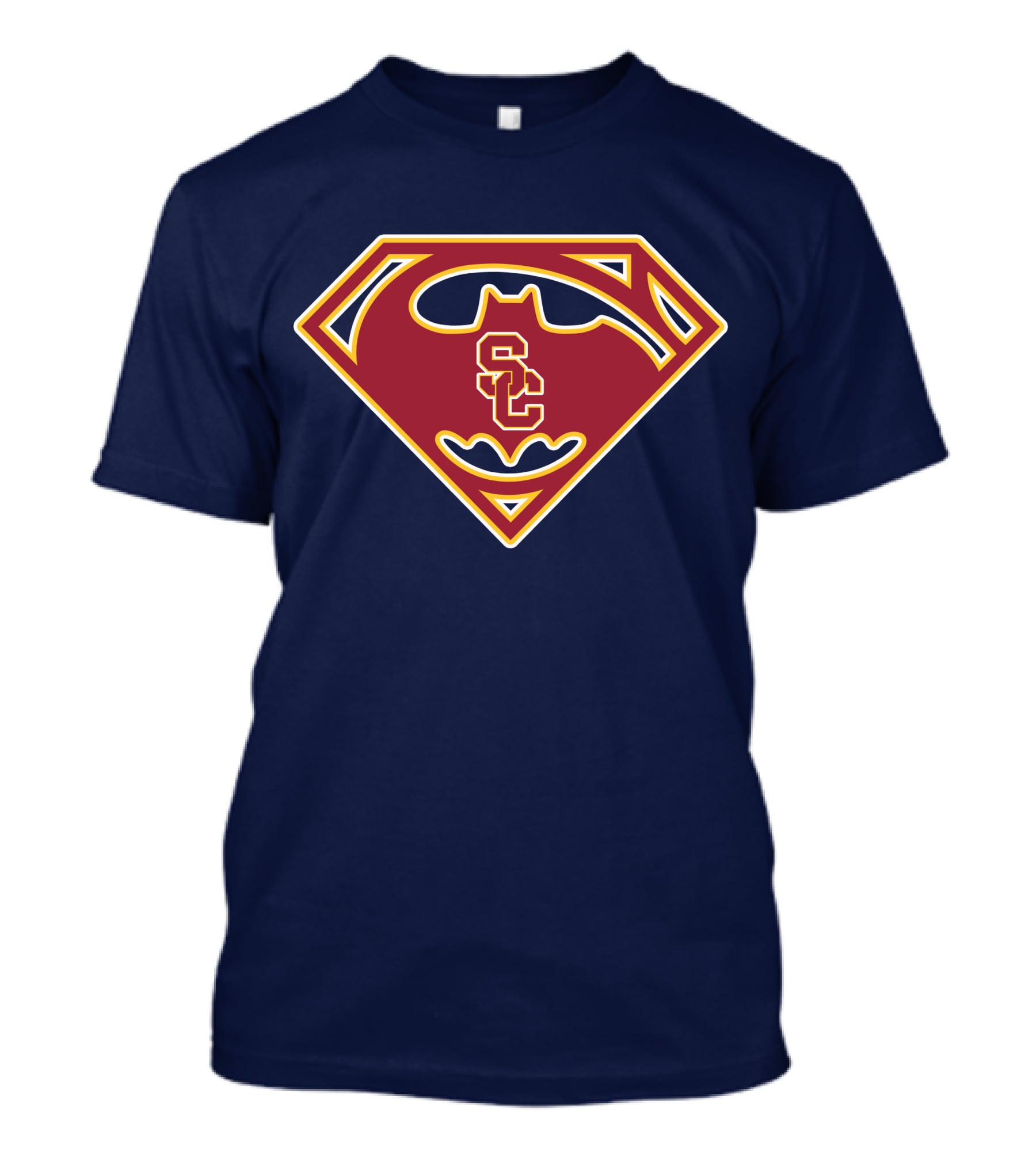Usc Trojans Sc Badge Superhero T-Shirt