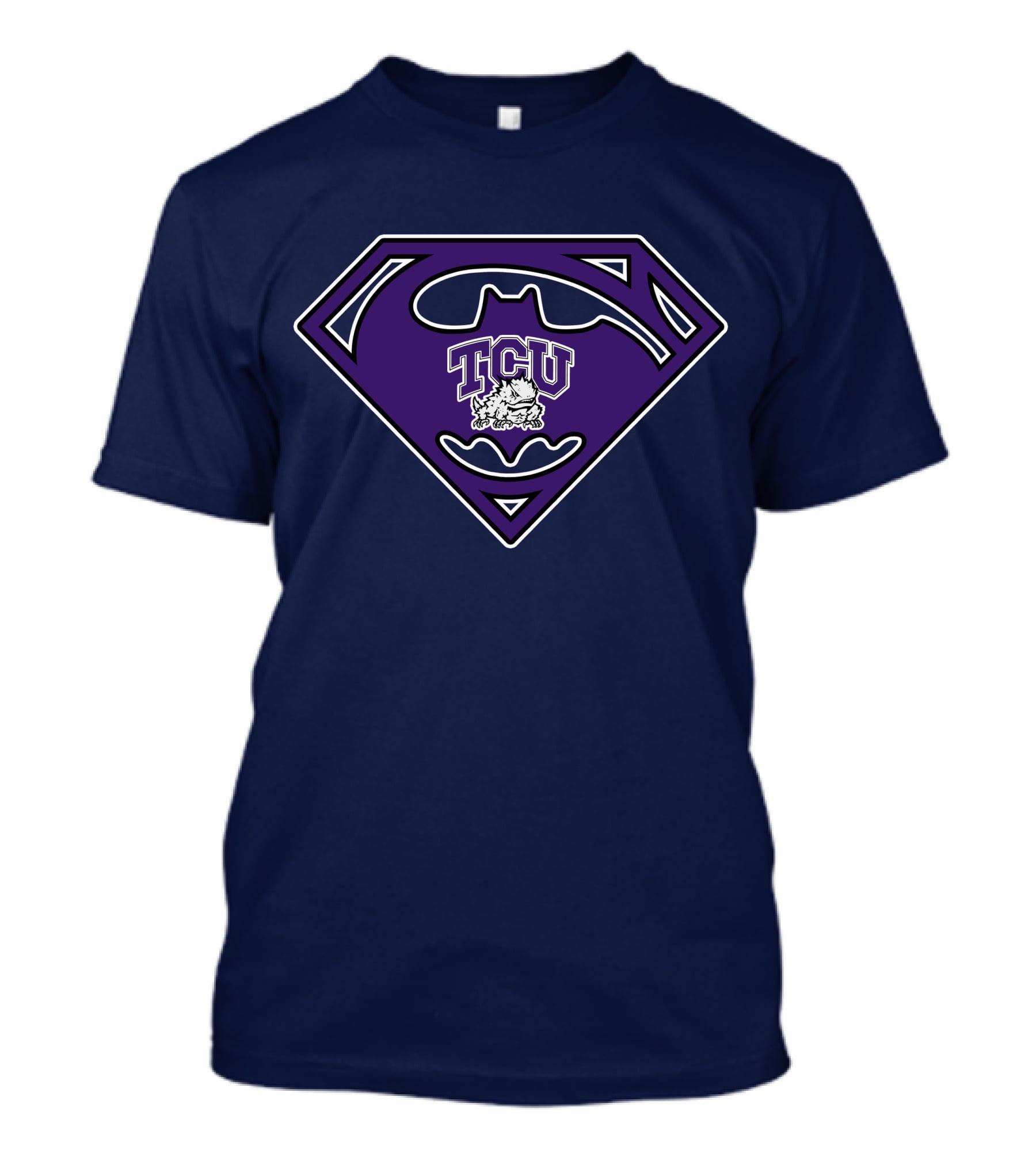 Tcu Horned Frogs Batman Superman T-Shirt
